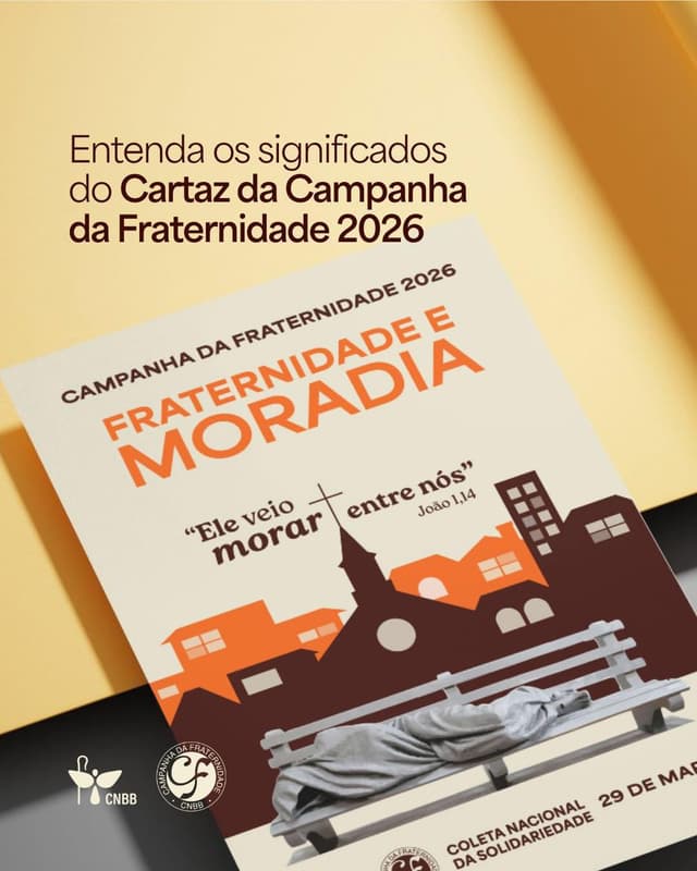 O cartaz da Campanha da Fraternidade 2026